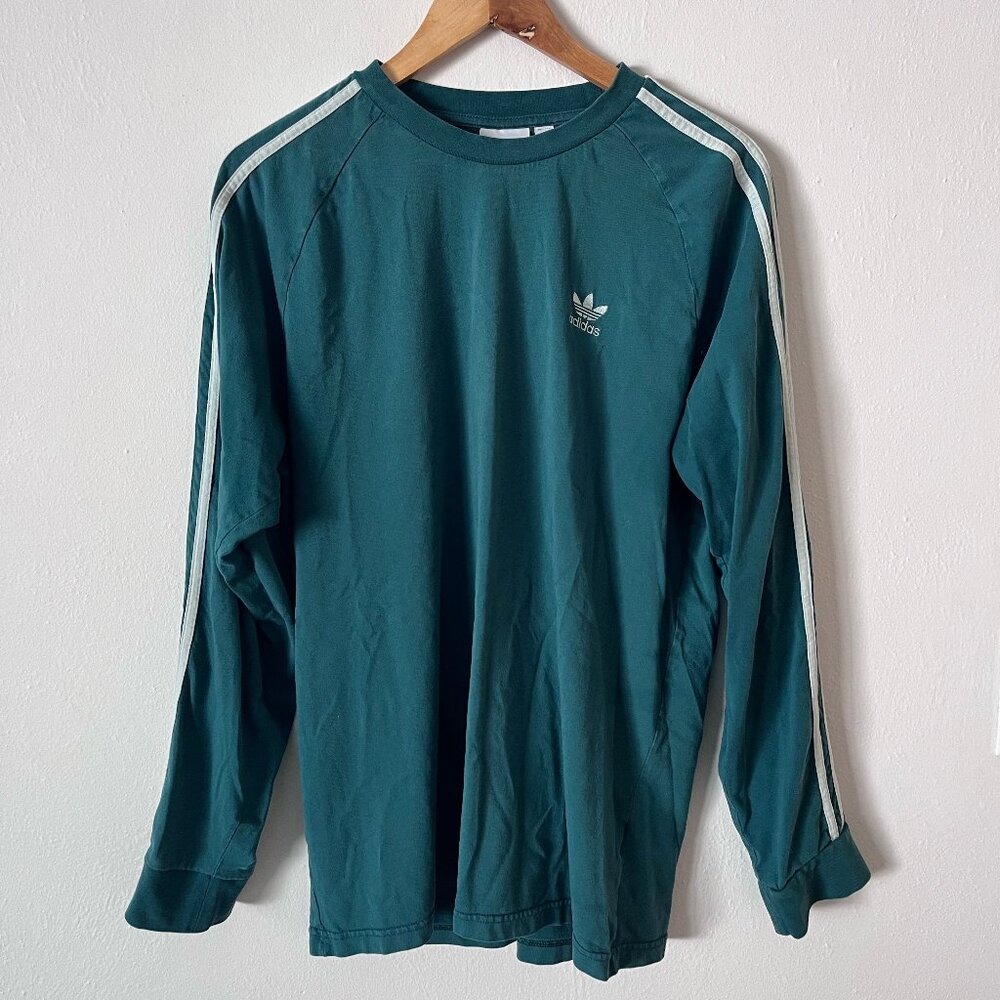 Adidas Originals long sleeve 3 stripe shirt